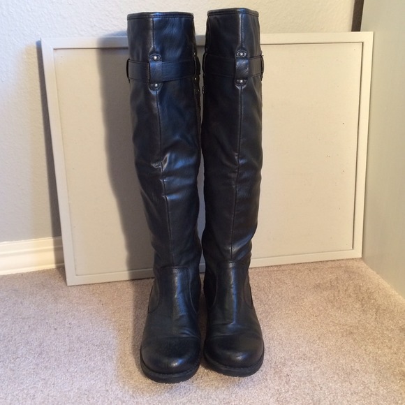 Boots - Tall Black Riding Boots