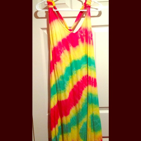 Rasta Free Flowing Sun Dress!
