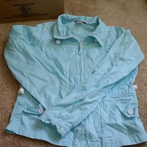 Blue light weight jacket