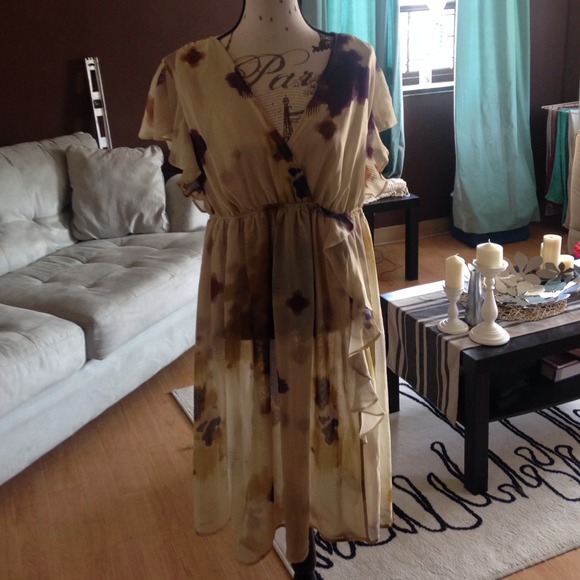 Sheer Maternity dress