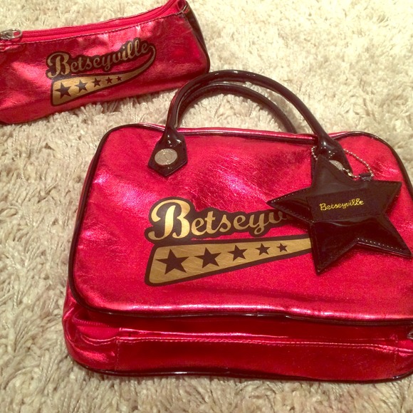 AUTHENTIC Betseyville makeup bag & jewelry bag!💄