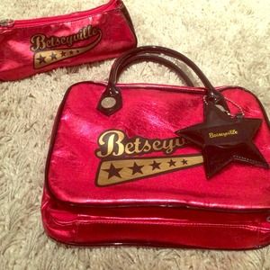 AUTHENTIC Betseyville makeup bag & jewelry bag!💄