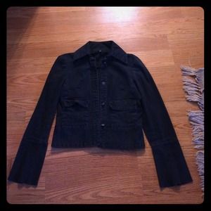 Black jean jacket