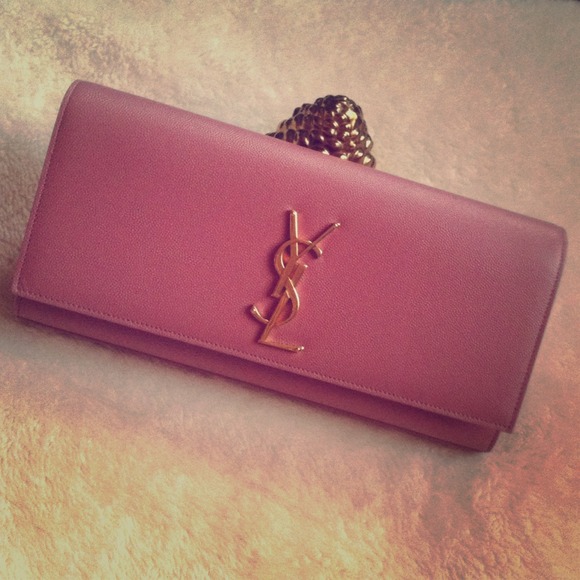 Yves Saint Laurent Clutches & Wallets - YSL "Cassandre" Pink Clutch
