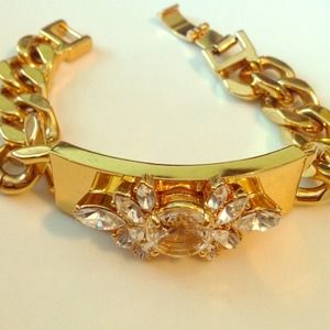 JUICYCOUTURE: chain bracelet with branded clasp