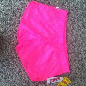 Hot pink shorts