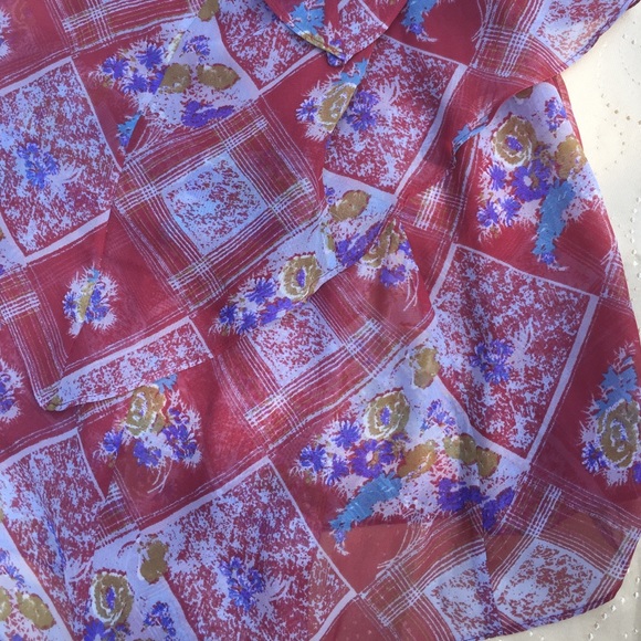 Free People Boho Chiffon Dress Sz 2 - Picture 3 of 4