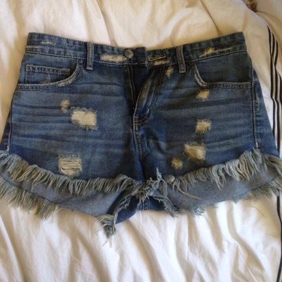 High wasted free people shorts size 28