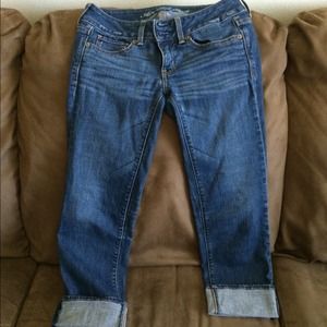 American eagle crop jeans. Size 0.