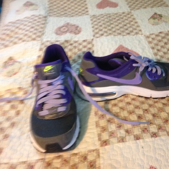 Purple and grey women nike