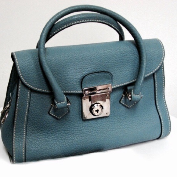 Dooney and Bourke small powder blue satchel