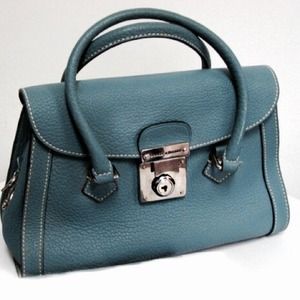 Dooney and Bourke small powder blue satchel