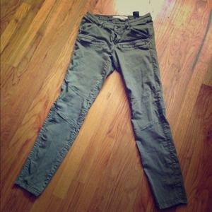 Army green jeans