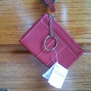 Coach keychain wallet