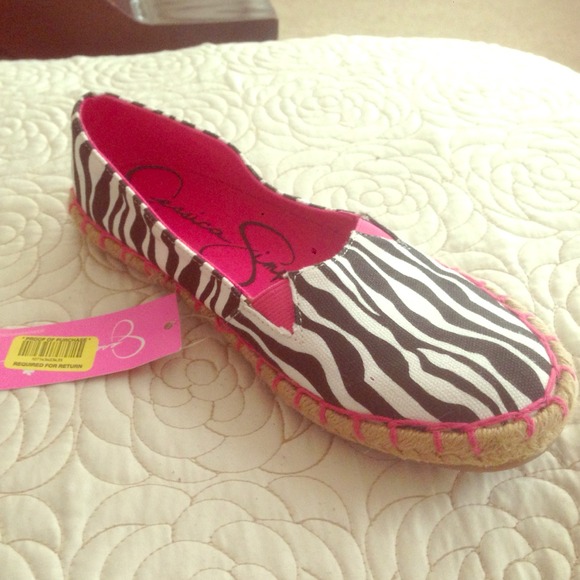 Jessica Simpson Zebra print shoes