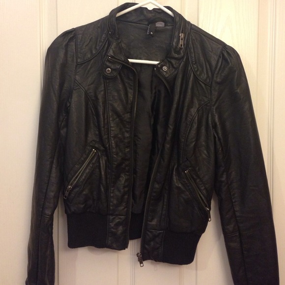 H&M leather jacket
