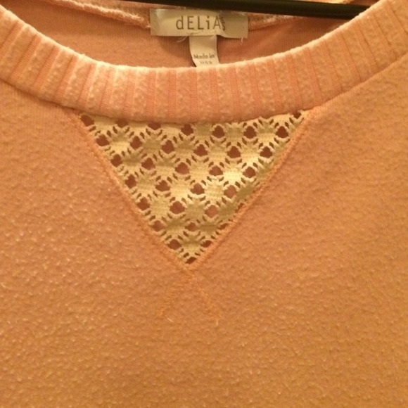 Three quarter length baby pink sweater - Picture 2 of 2
