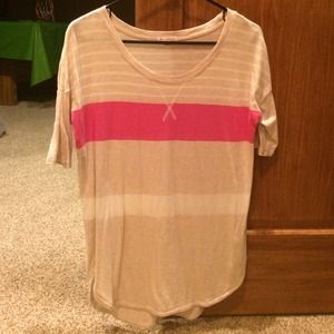 Gap striped scoop neck