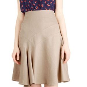 ModCloth Linen Skirt