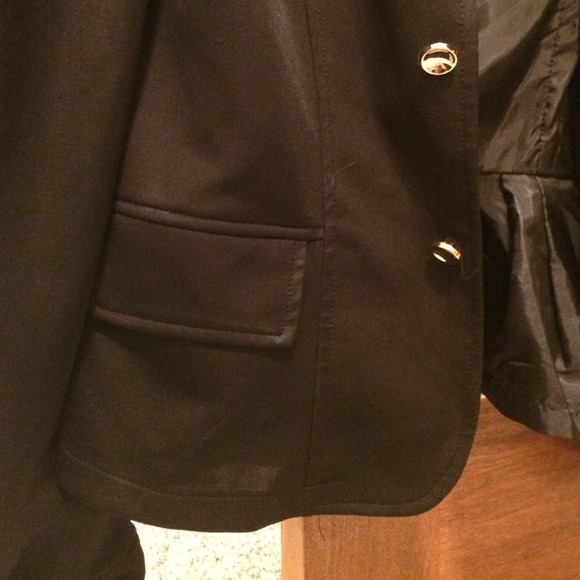 Cute dressy black jacket with bow in the back! - Picture 2 of 3