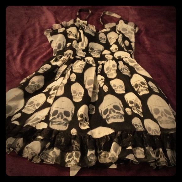 Black Scull Dress