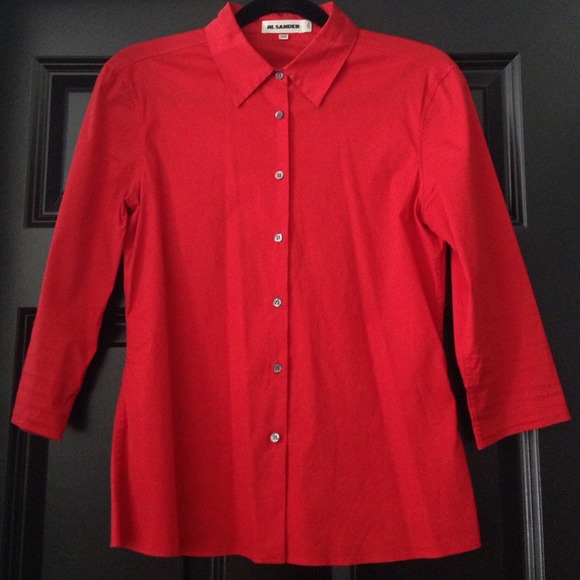 Jill Sander Women's Quarter Sleeve Shirt