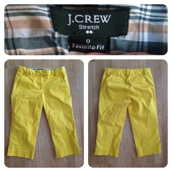 🚫Sold🚫J.Crew favorite fit Capri pant sz 0. Cute! - Picture 2 of 3