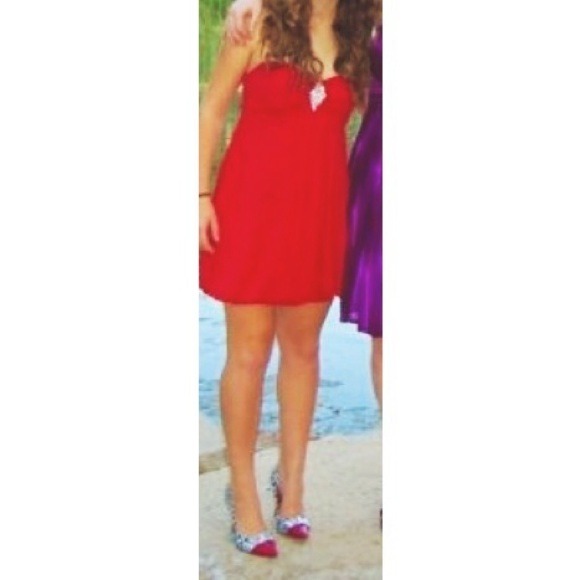 Red bubble dress!