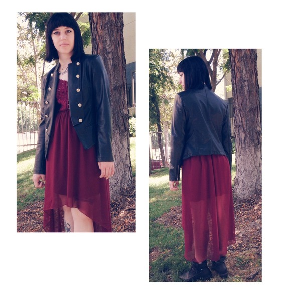 Forever 21 faux leather jacket.