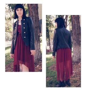 Forever 21 faux leather jacket.