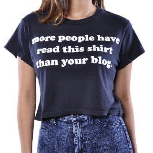 Jac Vanek Tops - More People Have Read This Shirt Than Your Blog T