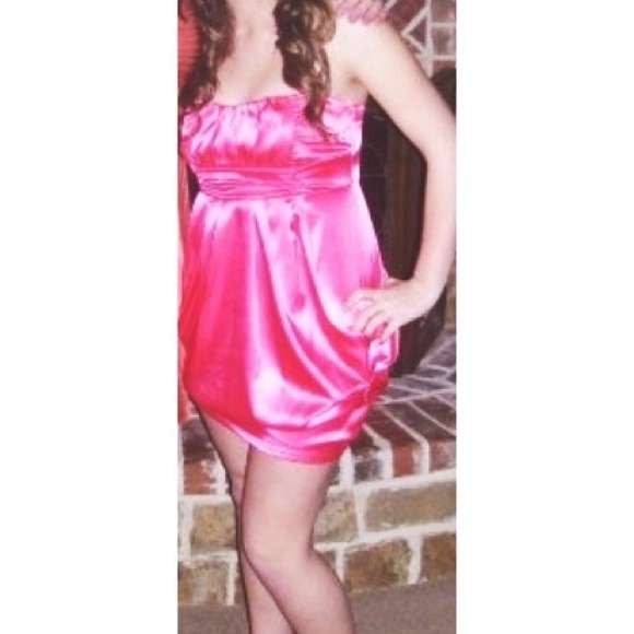 Coral dress!