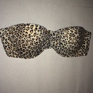 Victoria's Secret Leopard Print Bandeau Bikini