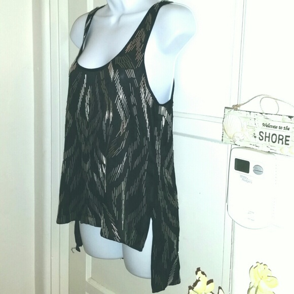 New Bebe Sequin Tank Top - Picture 4 of 4
