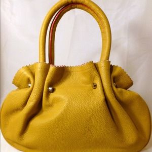 Mustard Yellow-Green Color Purse