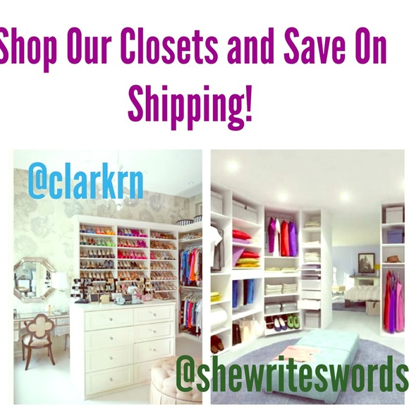 Shop our closets and save on shipping😁