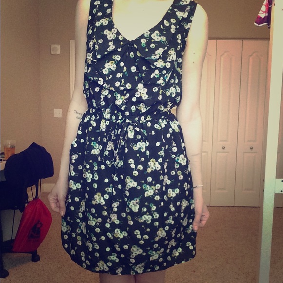 Black Floral Dress