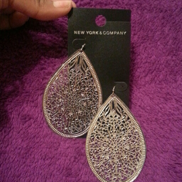 Silver earrings