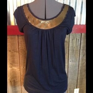 Ann Taylor Loft embellished top