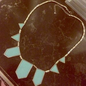 Mint Blue statement necklace
