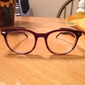 Warby Parker Sinclair glasses burgundy fade