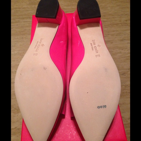 ❓❓❓🎉HOST PICK 2X🎉Kate Spade Hot Pink Anika Heels - Picture 3 of 4
