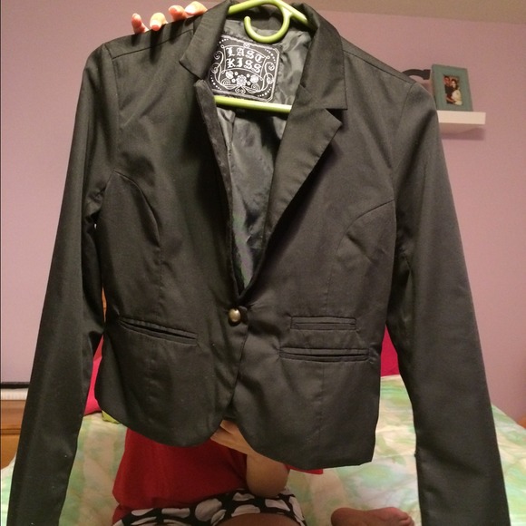 Shiny Dark Green Blazer
