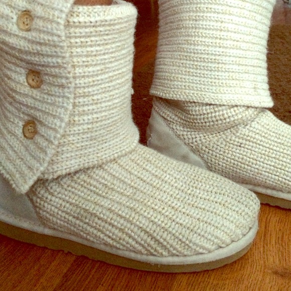 UGG Australia Classic "Cardi" Knit Boots