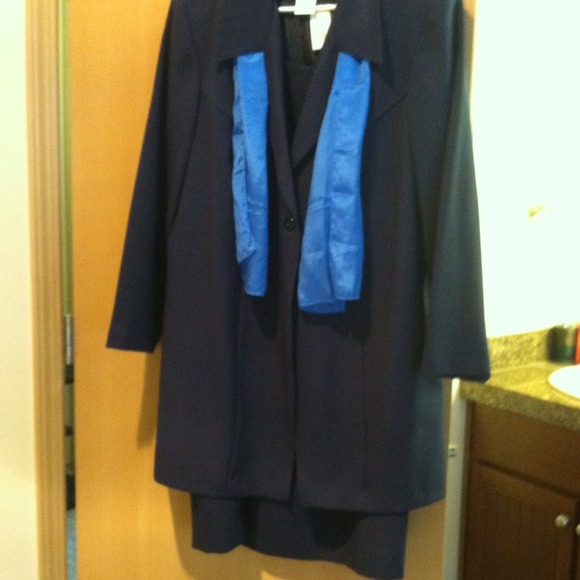 Navy Blue Suit Dress