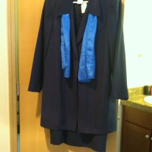 Navy Blue Suit Dress