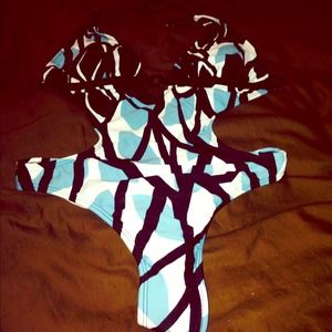 Sexy tribal print monokini