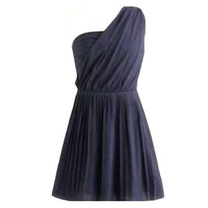 Reduced! Navy one shoulder party dress