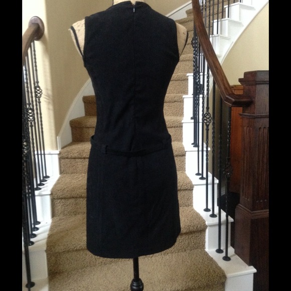 Black maxi faux suede back zipper. - Picture 2 of 4