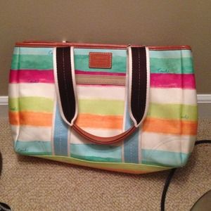 PRICE REDUCED Summer Coach bag